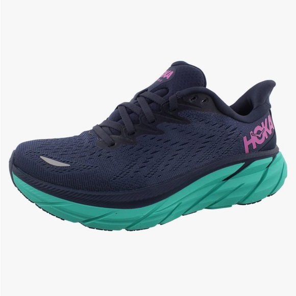 Hoka Women's Black and Green Running Shoes - Picture 5 of 5